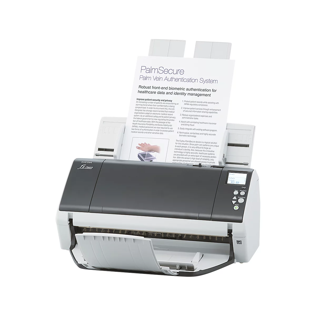 Documentscanner FUJITSU fi-7460, voor A3, A2 en A1, met automatische invoer