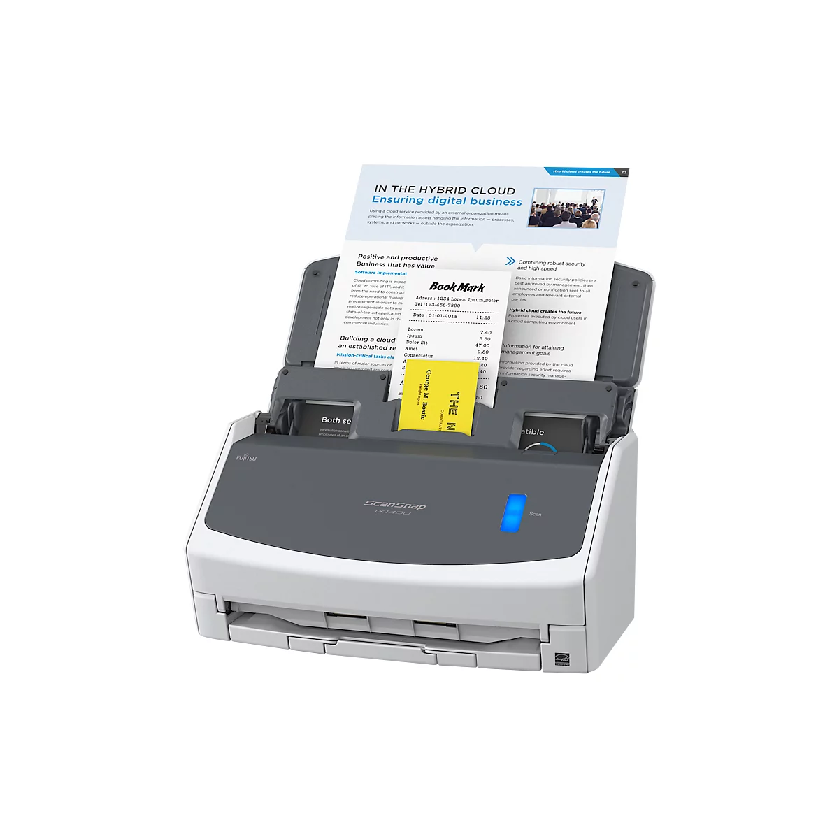 Documentscanner RICOH ScanSnap iX1400, z/w/kleur, USB, duplex, 600 dpi, 40 ppm, tot A4