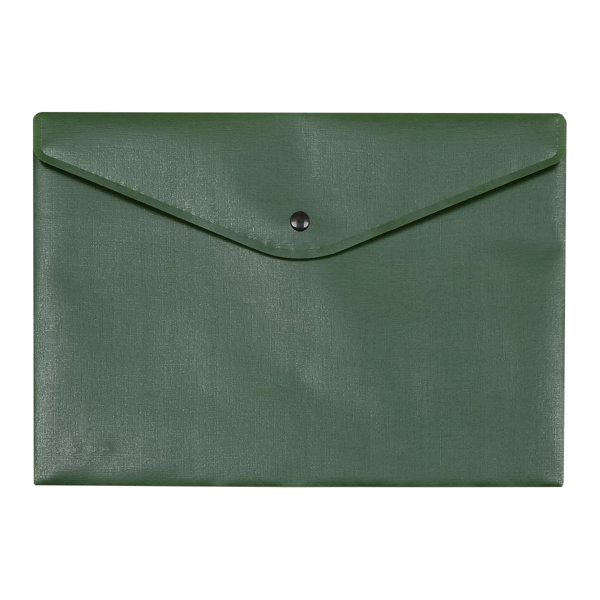 Documenttas FolderSys, zwarte drukknoopsluiting, polypropyleen, formaat A4, groen, 10 stuks