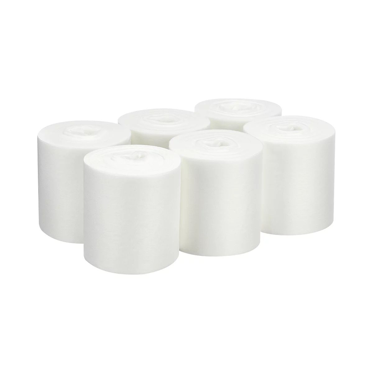 Doekjes Kimberly Clark Kimtech® Wettask™ DSX, voor dispenser, 6 rollen van 90 doekjes elk, scheurbestendig &amp; absorberend, wit.