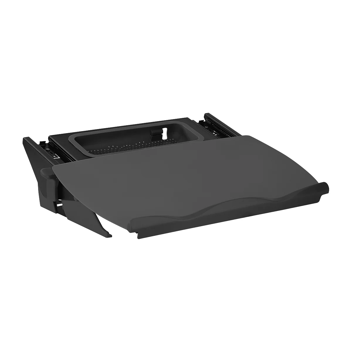 Dokumentenhalter Fellowes Easy Glide, höhen- & tiefenverstellbar, ergonomisch, schwarz/grau