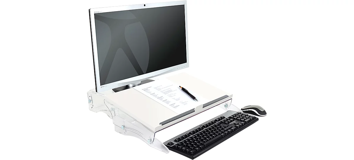 Dokumentenhalter Flex Desk 630 New, höhenverstellbar, mit Aufbewahrungsfach