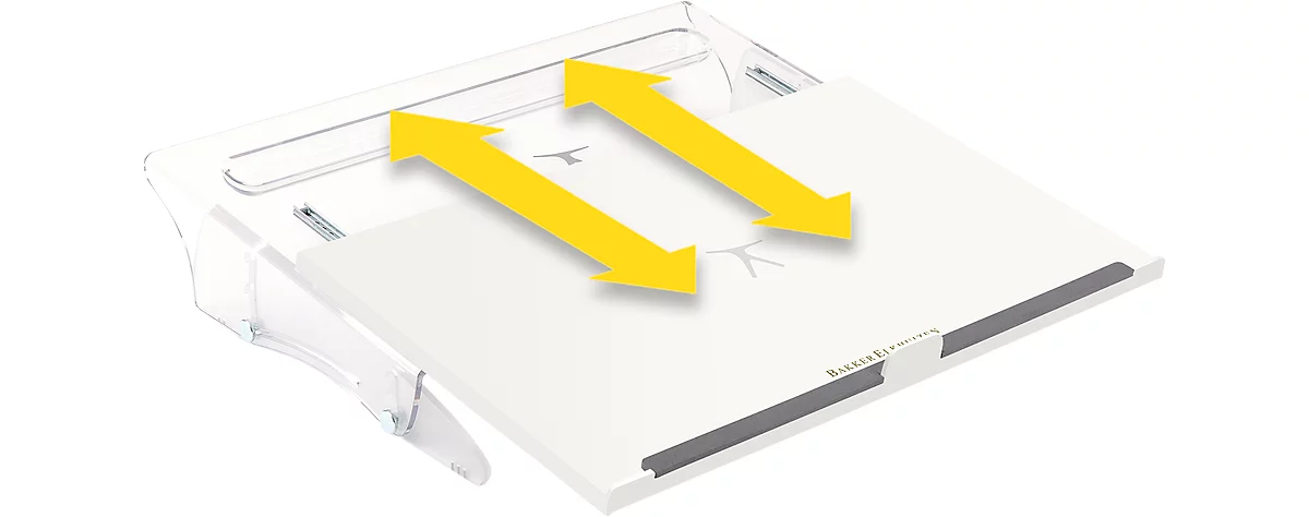 Dokumentenhalter Flex Desk 630 New, höhenverstellbar, mit Aufbewahrungsfach