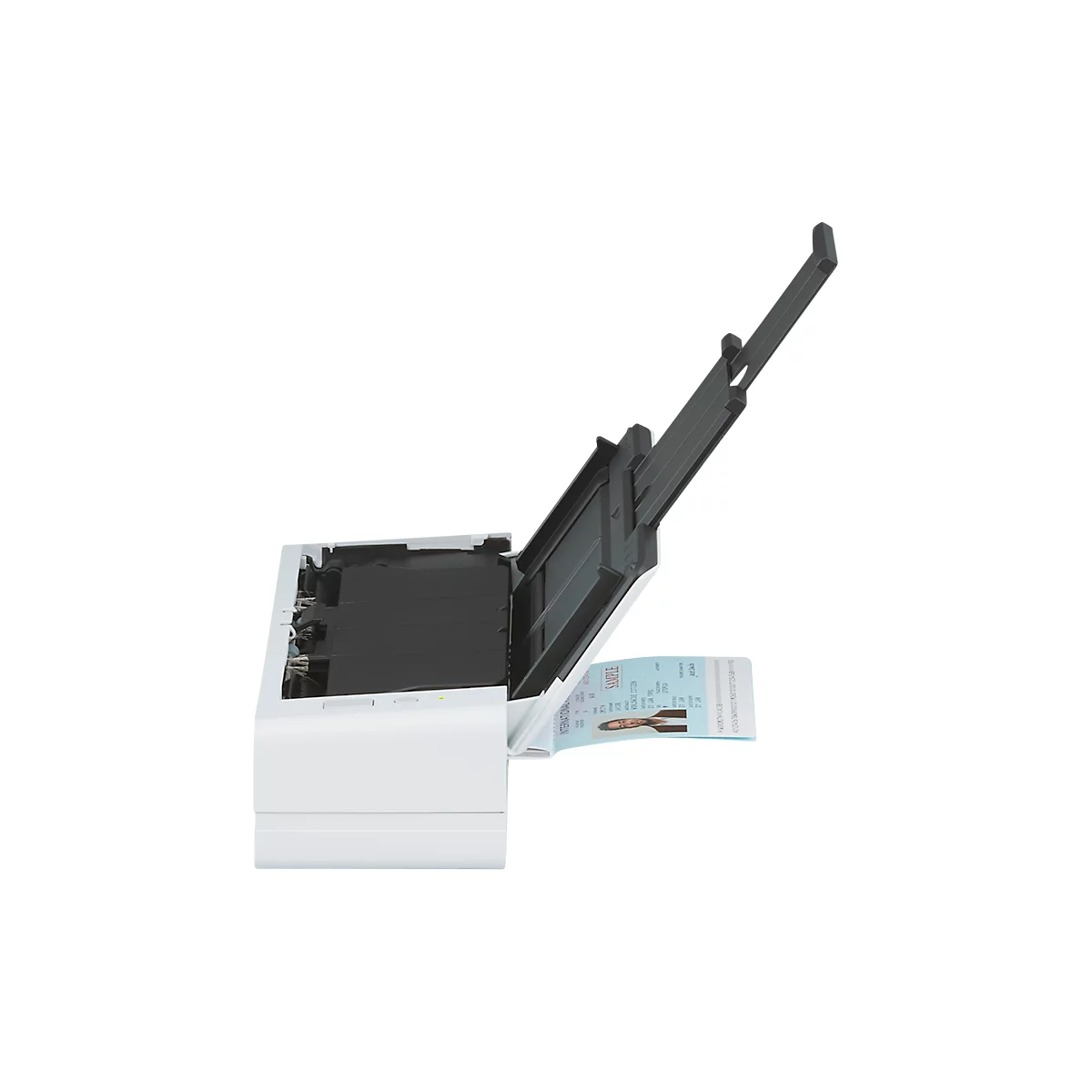 Dokumentenscanner Fujitsu fi-800R, kabelgeb., SW/Farbe, USB, Duplex, ADF, 600 dpi, 40 Seiten bzw. 80 Bilder/min., bis A4