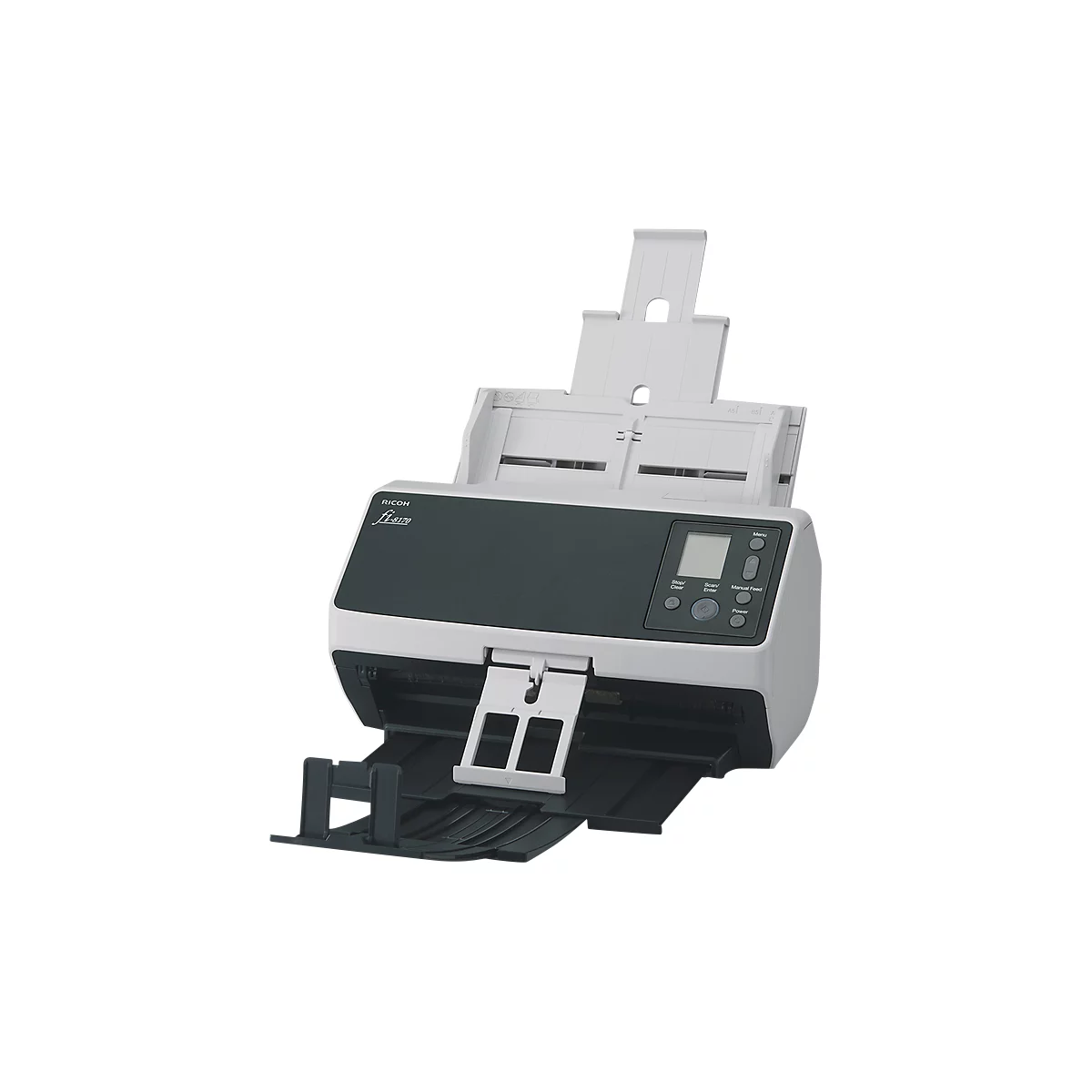 Dokumentenscanner RICOH fi-8170, Schwarzweiß/Farbe, 70 Seiten/min. & 140 Seiten/min., Duplex, USB/LAN, bis A4