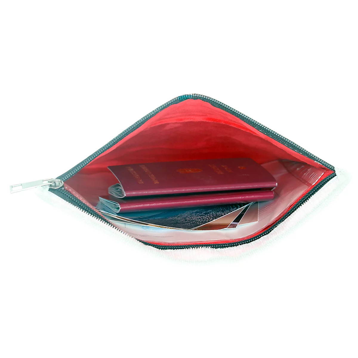 Dokumententasche Rottner Fire Proof Bag, A4, feuer- & spritzwasserfest, Reiss- & Klettverschluss, Kunststoff/Alu