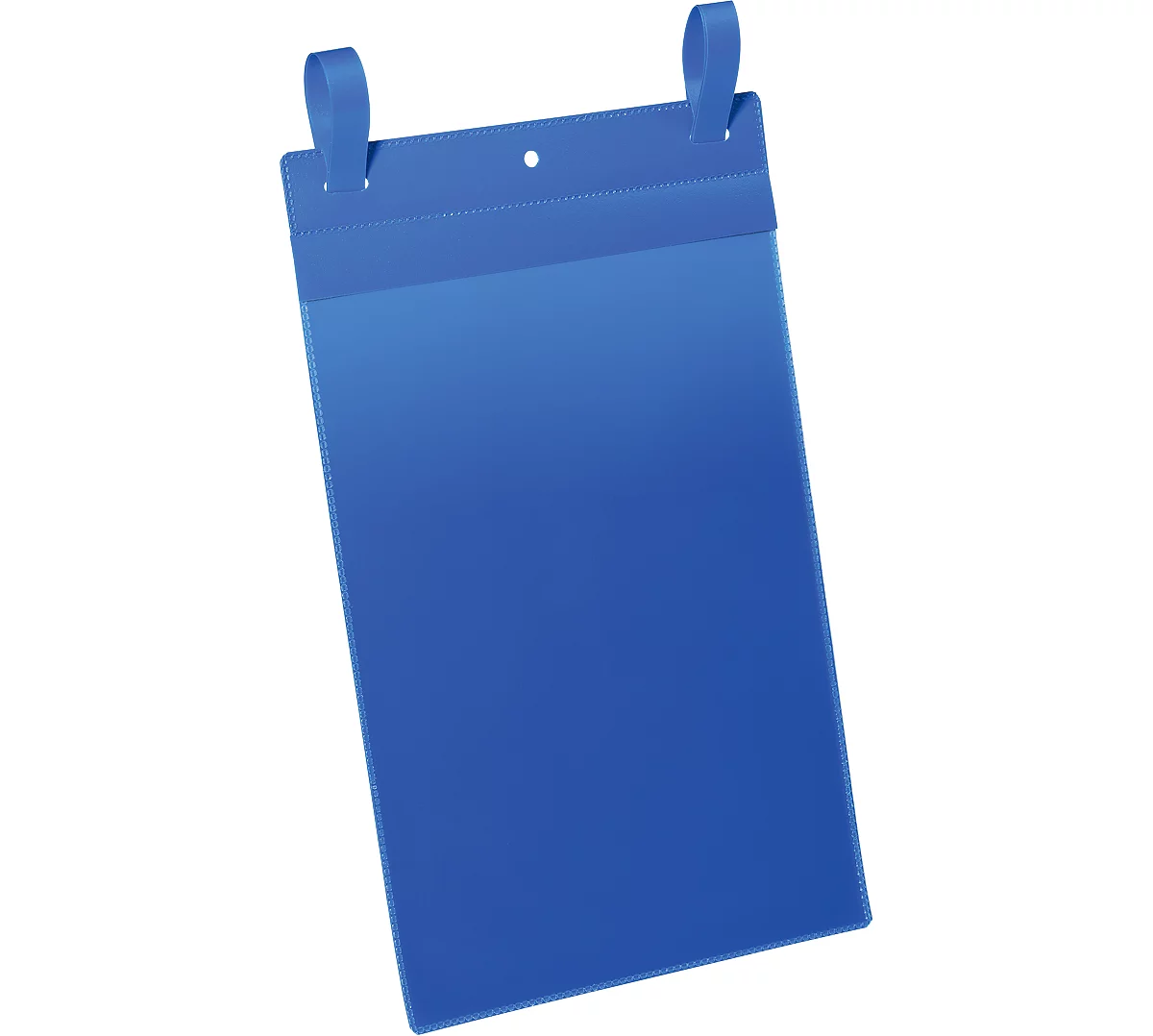 Dokumententaschen mit Lasche, B 210 x H 297 mm (A5 hoch), 50 Stück, blau
