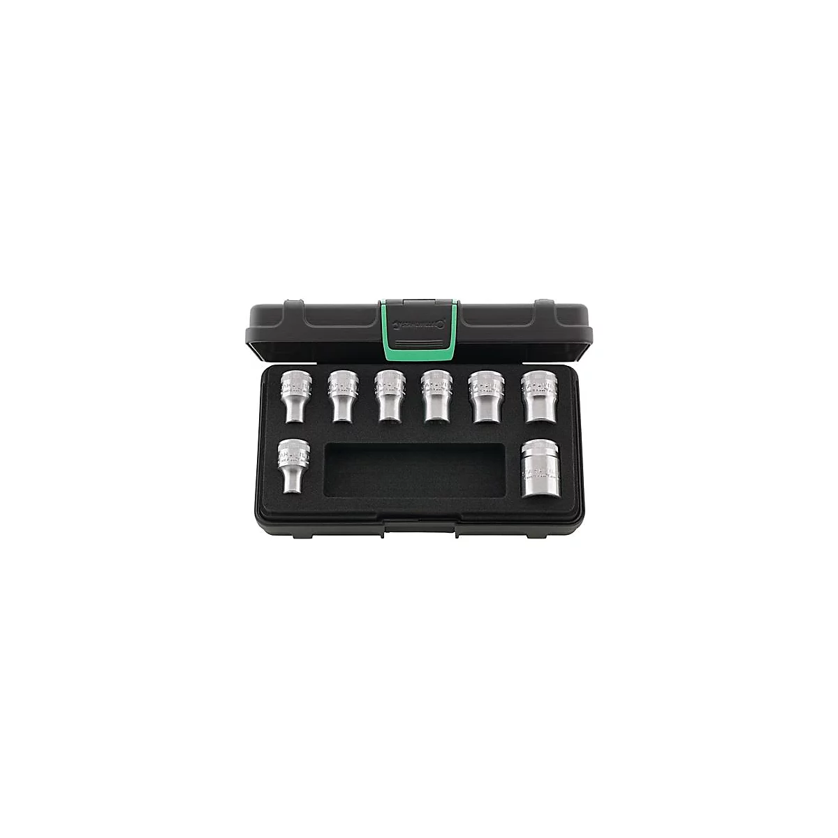 Dopsleutelset 50TX/8 8 st.1/2 inch voor externe stervormige schroeven