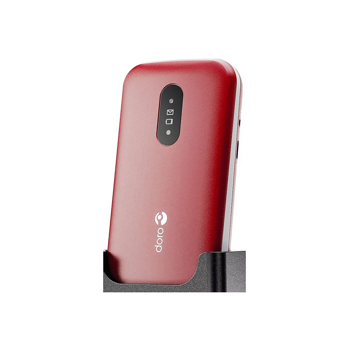 DORO 2820 - 4G Feature Phone / Interner Speicher 17 MB - microSD slot - 320 x 240 Pixel - rear camera 0,3 MP - Rot