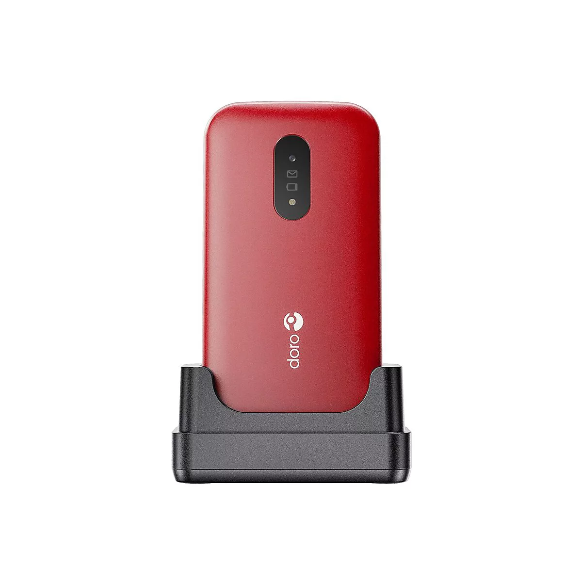 DORO 2820 - 4G Feature Phone / Interner Speicher 17 MB - microSD slot - 320 x 240 Pixel - rear camera 0,3 MP - Rot