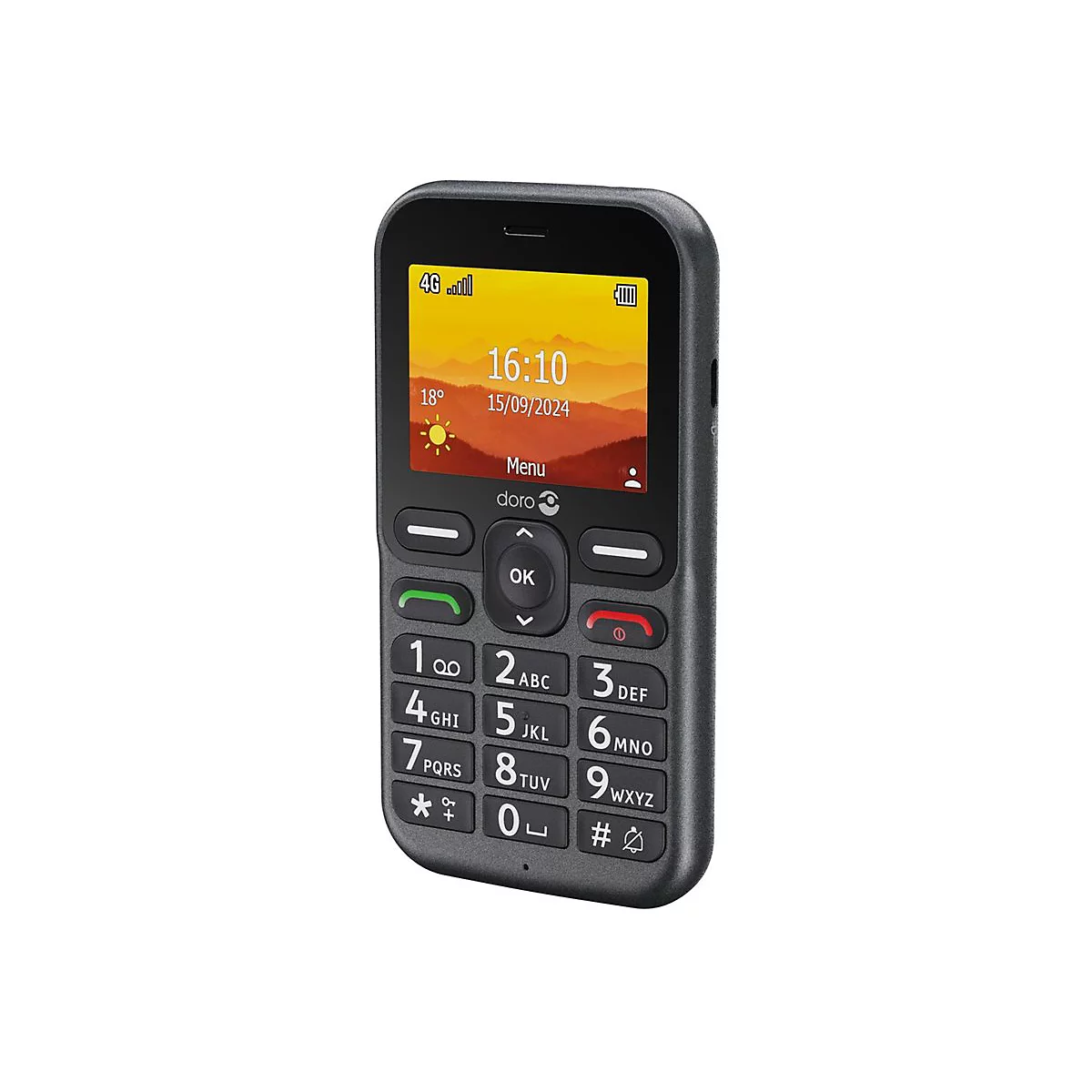 DORO Leva L10 - 4G Feature Phone - RAM 64 MB / Interner Speicher 128 MB - microSD slot - LCD-Display (TFT) - 320 x 240 Pixel (60 Hz)