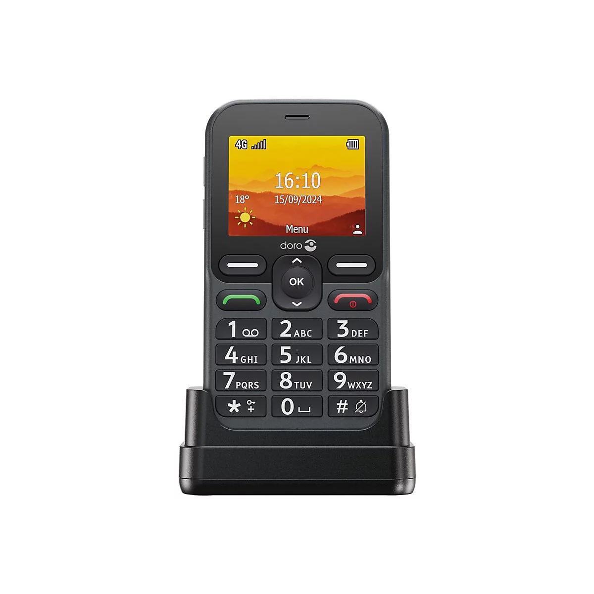 DORO Leva L10 - 4G Feature Phone - RAM 64 MB / Interner Speicher 128 MB - microSD slot - LCD-Display (TFT) - 320 x 240 Pixel (60 Hz)