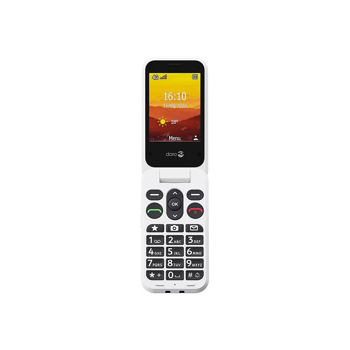 DORO Leva L20 - 4G Feature Phone - RAM 64 MB / Interner Speicher 128 MB - microSD slot - LCD-Display (TFT) - 320 x 240 Pixel (60 Hz)