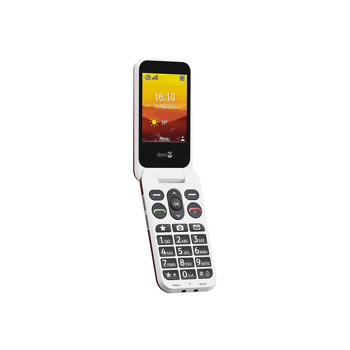 DORO Leva L20 - 4G Feature Phone - RAM 64 MB / Interner Speicher 128 MB - microSD slot - LCD-Display (TFT) - 320 x 240 Pixel (60 Hz)