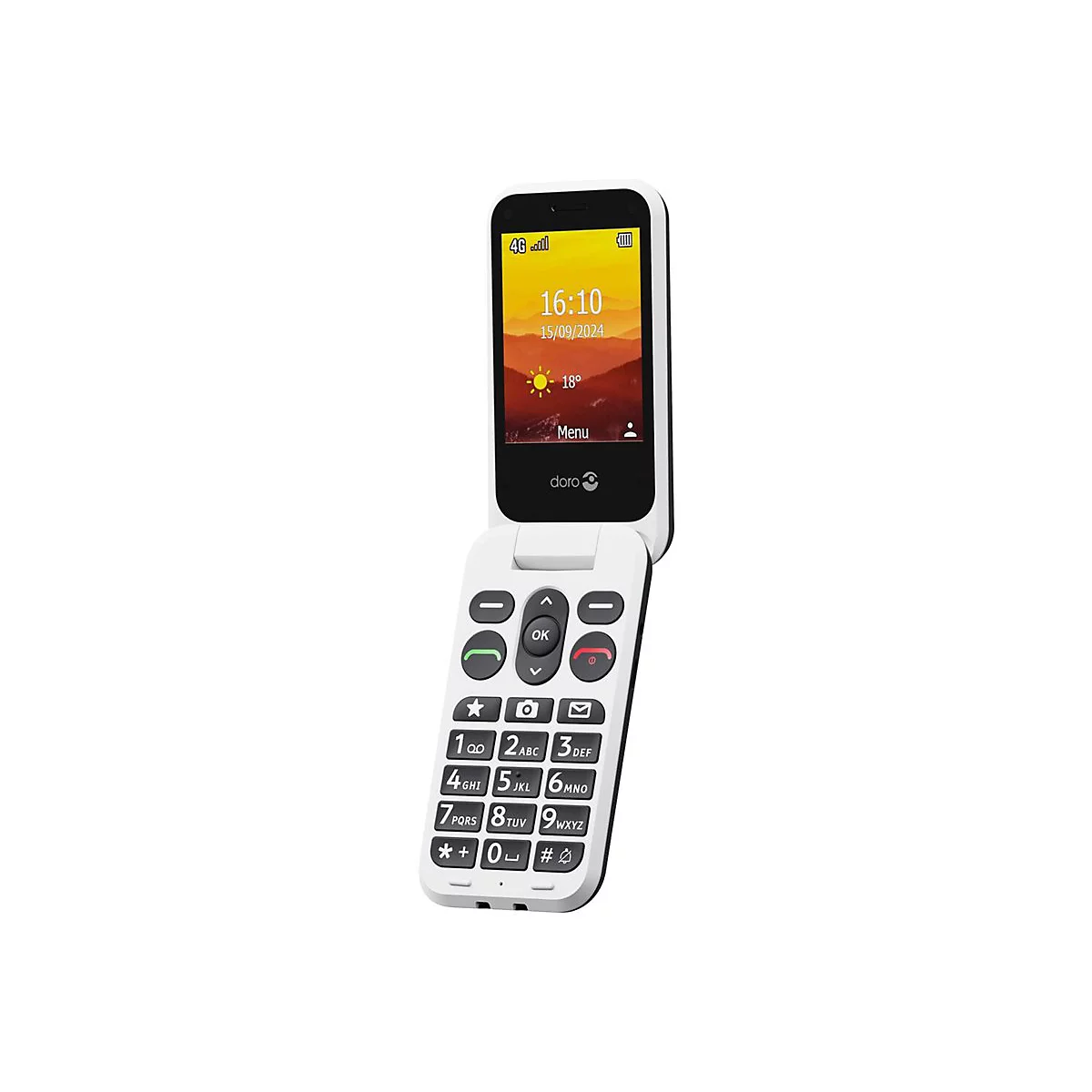 DORO Leva L30 - 4G Feature Phone - RAM 64 MB / Interner Speicher 128 MB - microSD slot - LCD-Display (TFT) - 320 x 240 Pixel (60 Hz)