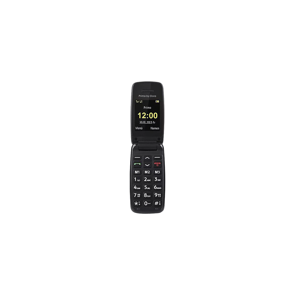 DORO Primo 401 - Feature Phone - LCD-Anzeige - 220 x 176 Pixel - Schwarz