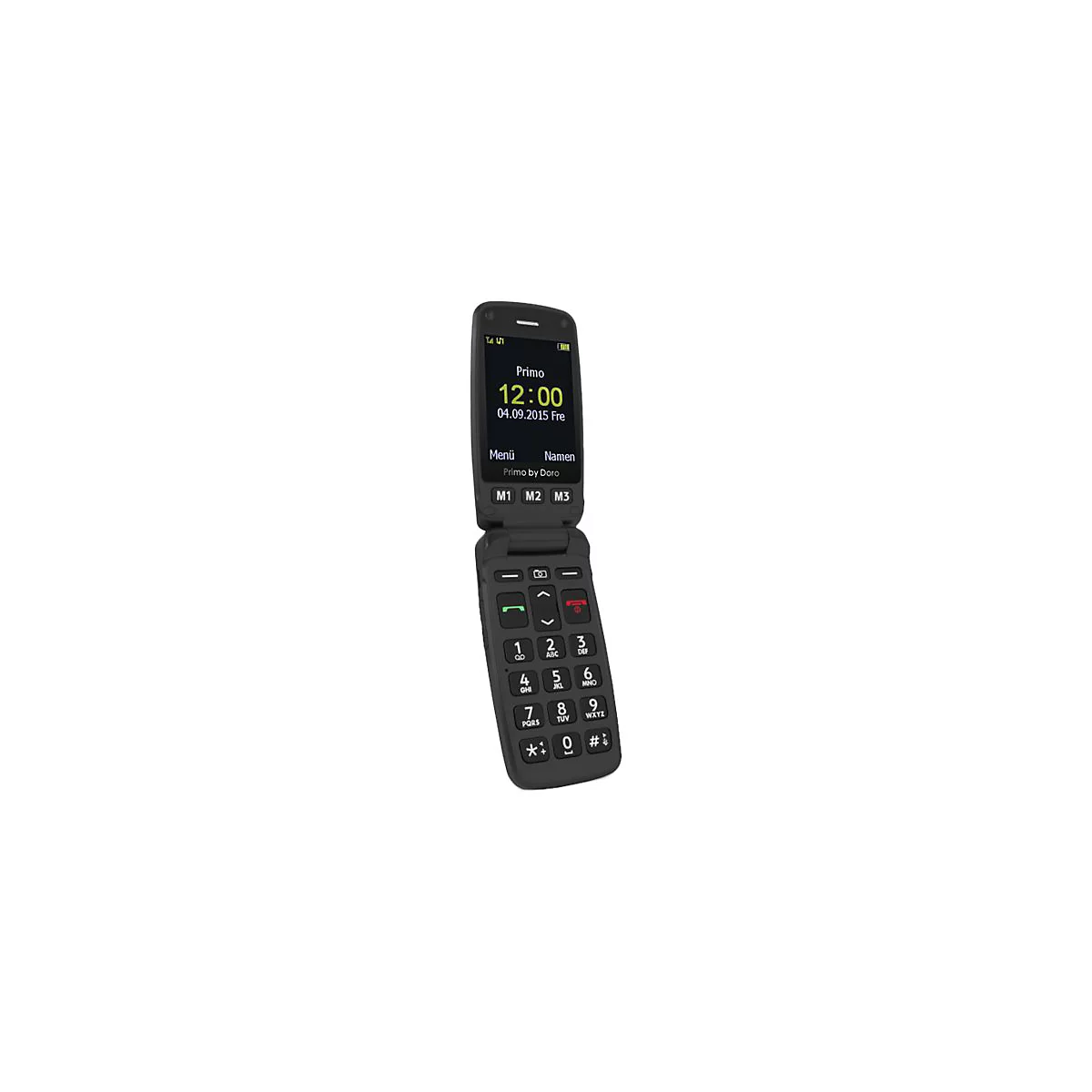 DORO Primo 406 - Feature Phone - LCD-Anzeige - 240 x 320 Pixel - rear camera 0,3 MP - Schwarz