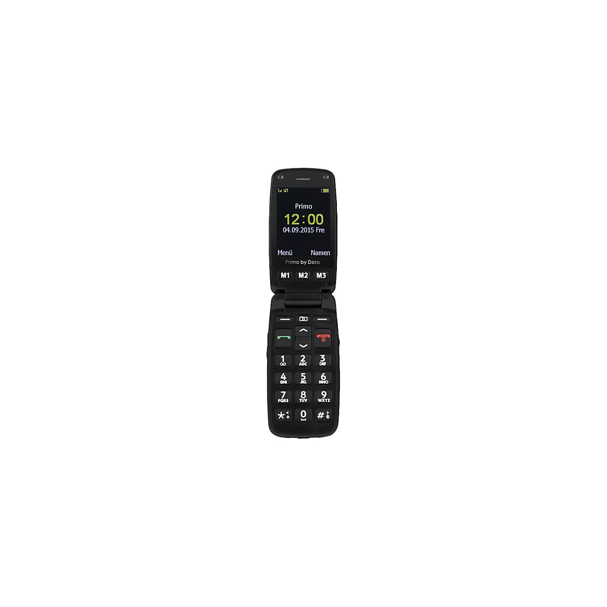 DORO Primo 406 - Feature Phone - LCD-Anzeige - 240 x 320 Pixel - rear camera 0,3 MP - Schwarz