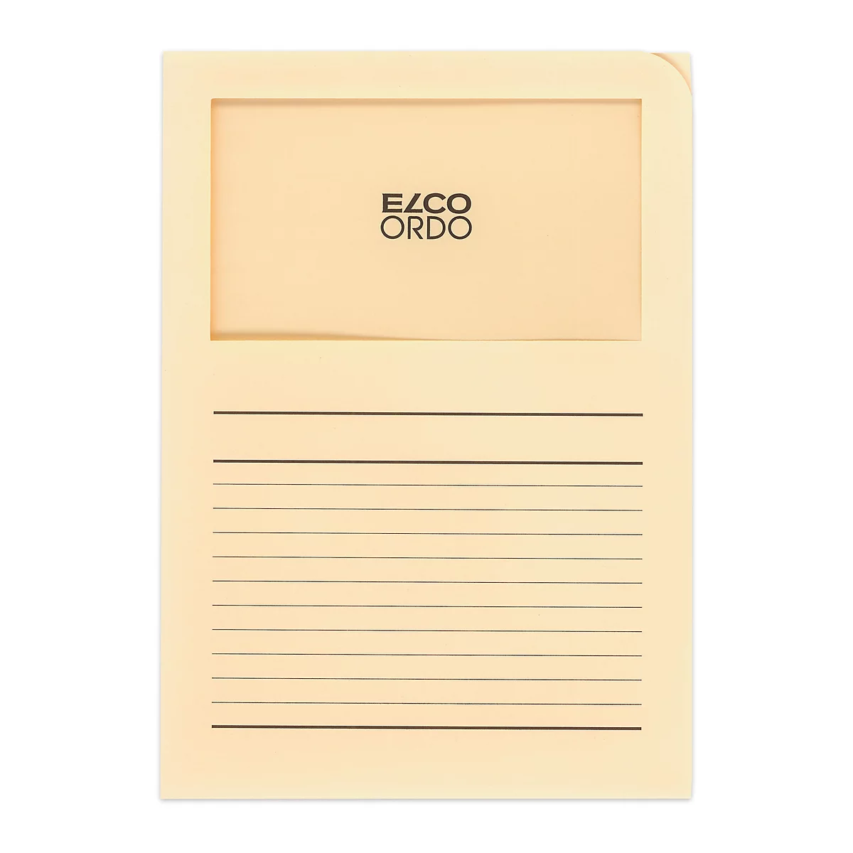 Dossier de classement Classico ORDO ELCO, pour format A4, papier, 100 p., chamois clair