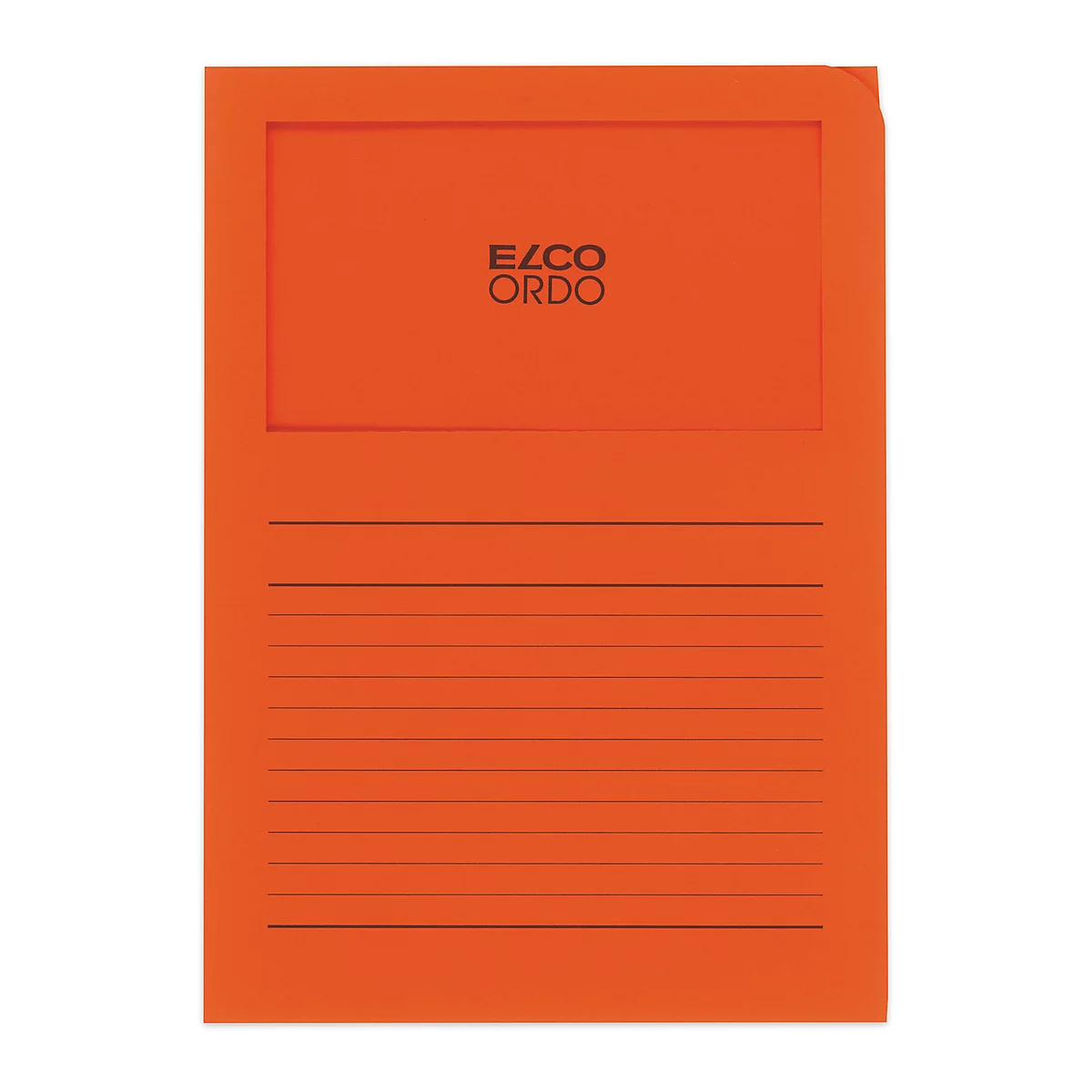 Dossier de classement Classico ORDO ELCO, pour format A4, papier, 100 p., orange