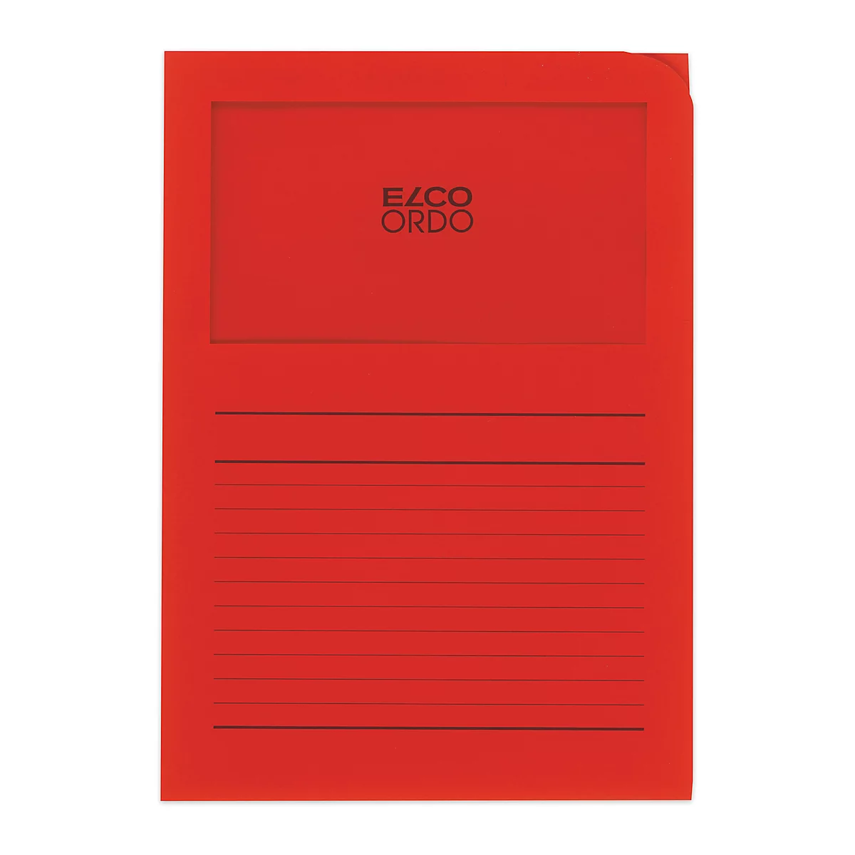 Dossier de classement Classico ORDO ELCO, pour format A4, papier, 100 p., rouge