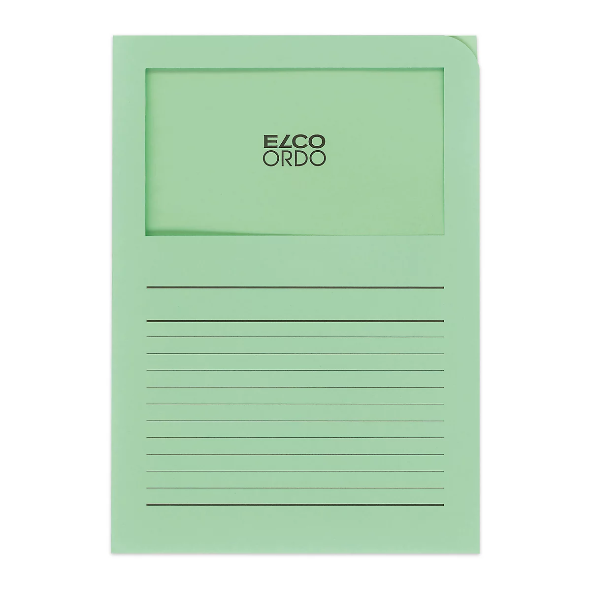 Dossier de classement Classico ORDO ELCO, pour format A4, papier, 100 p., vert
