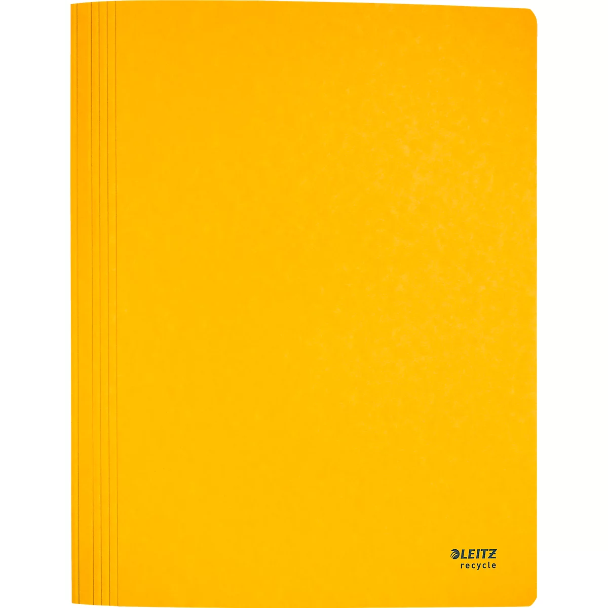 Dossier rapide Recycle Leitz®, format A4, jusqu'à 250 feuilles, mécanisme d'agrafage, 100 % recyclable, Ange Bleu, carton recyclé, jaune
