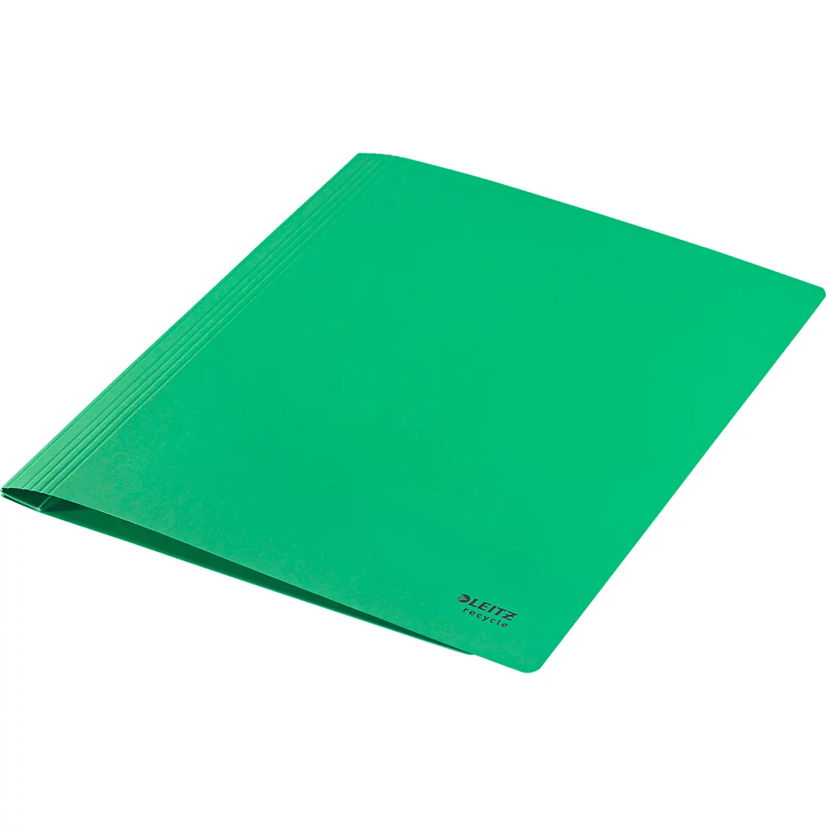 Dossier rapide Recycle Leitz®, format A4, jusqu'à 250 feuilles, mécanisme d'agrafage, 100 % recyclable, Ange Bleu, carton recyclé, vert