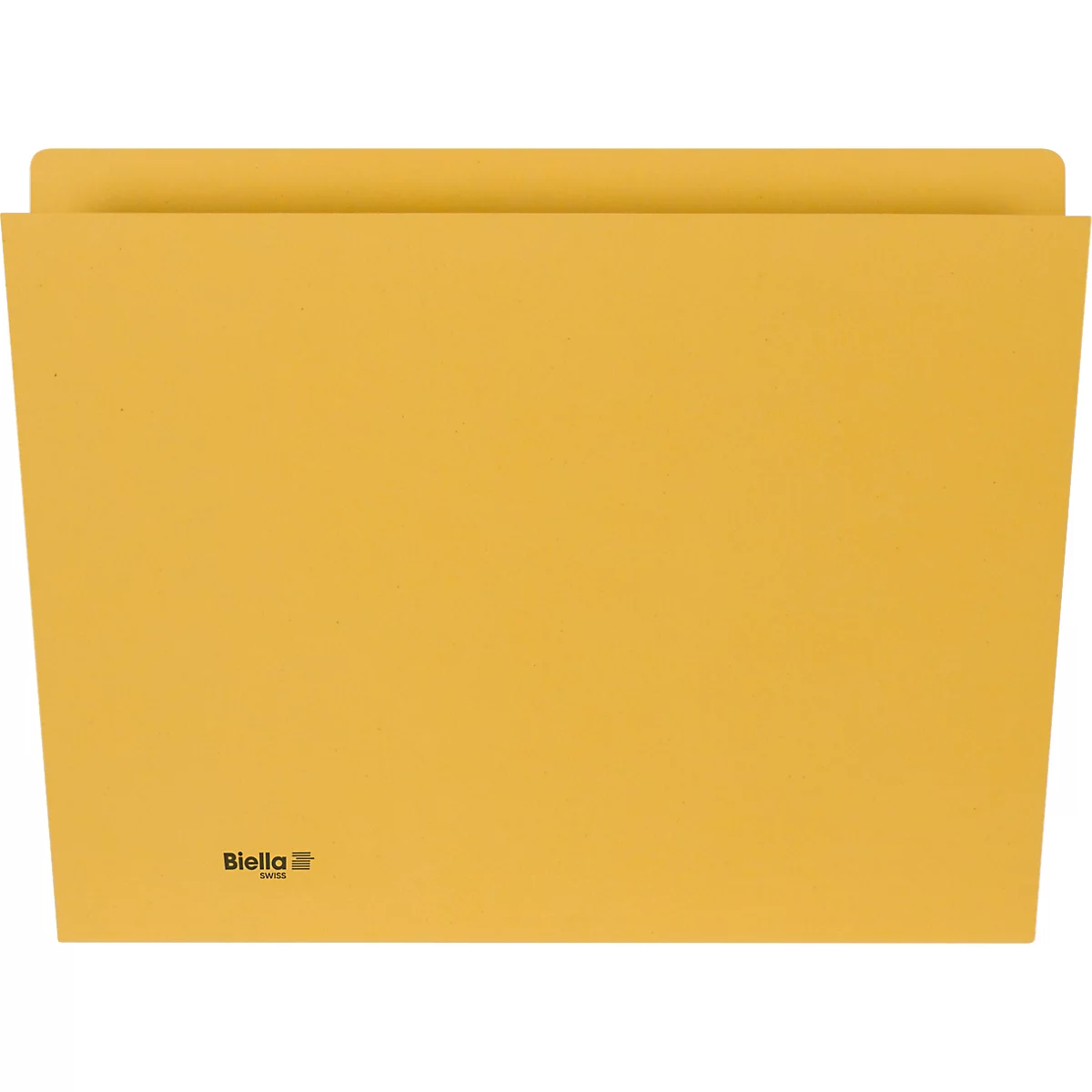 Chemise jaune avec le logo 'Biella'.