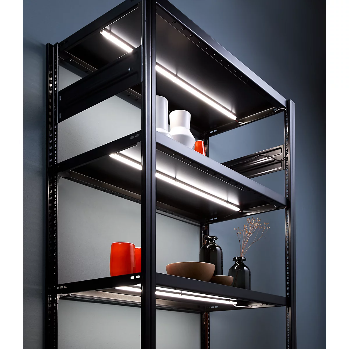 DOTLUX LED rekverlichting RETAILO Set 4x1130mm 12W 24V 4000K incl. voeding Plug&amp;Play