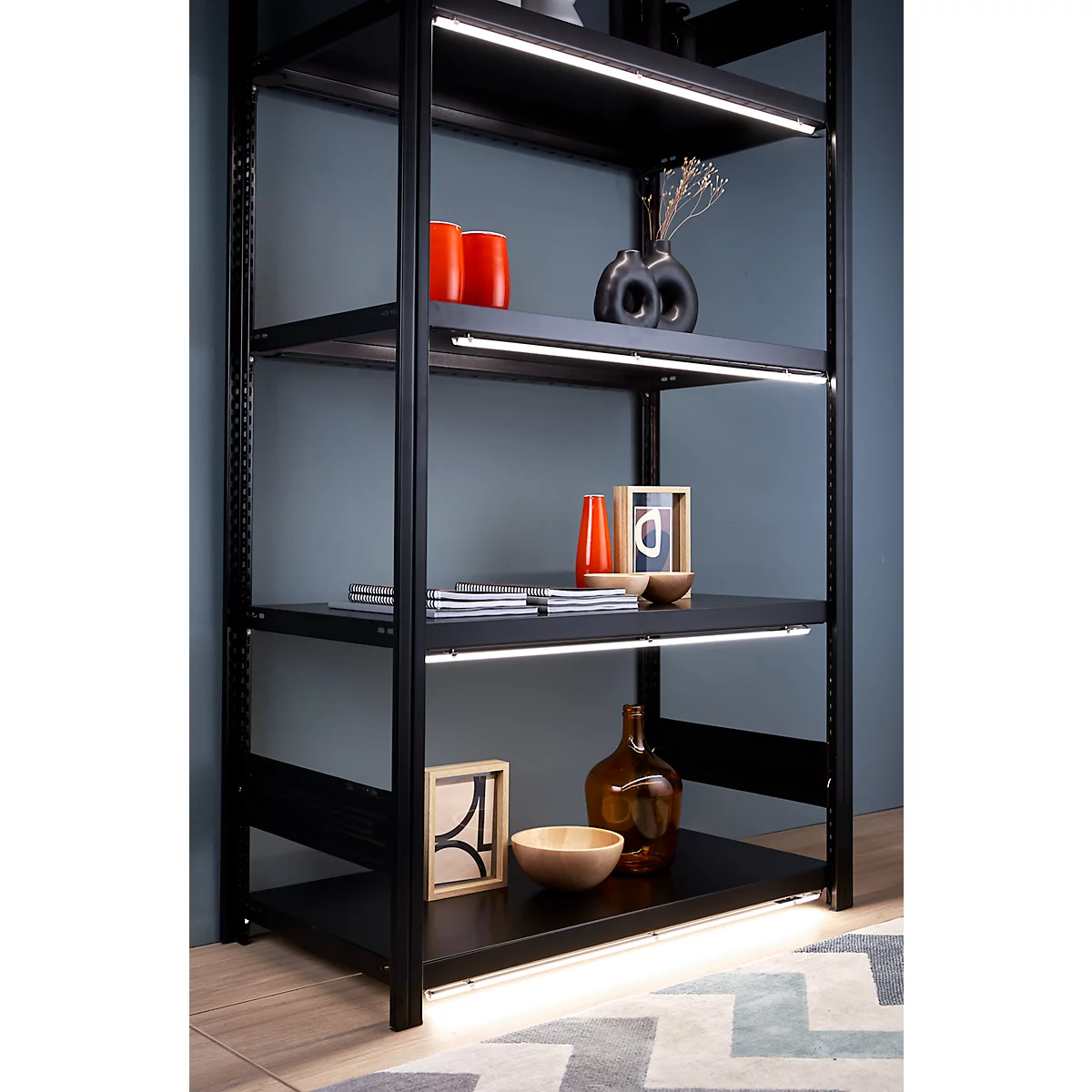 DOTLUX LED rekverlichting RETAILO Set 4x1130mm 12W 24V 4000K incl. voeding Plug&amp;Play