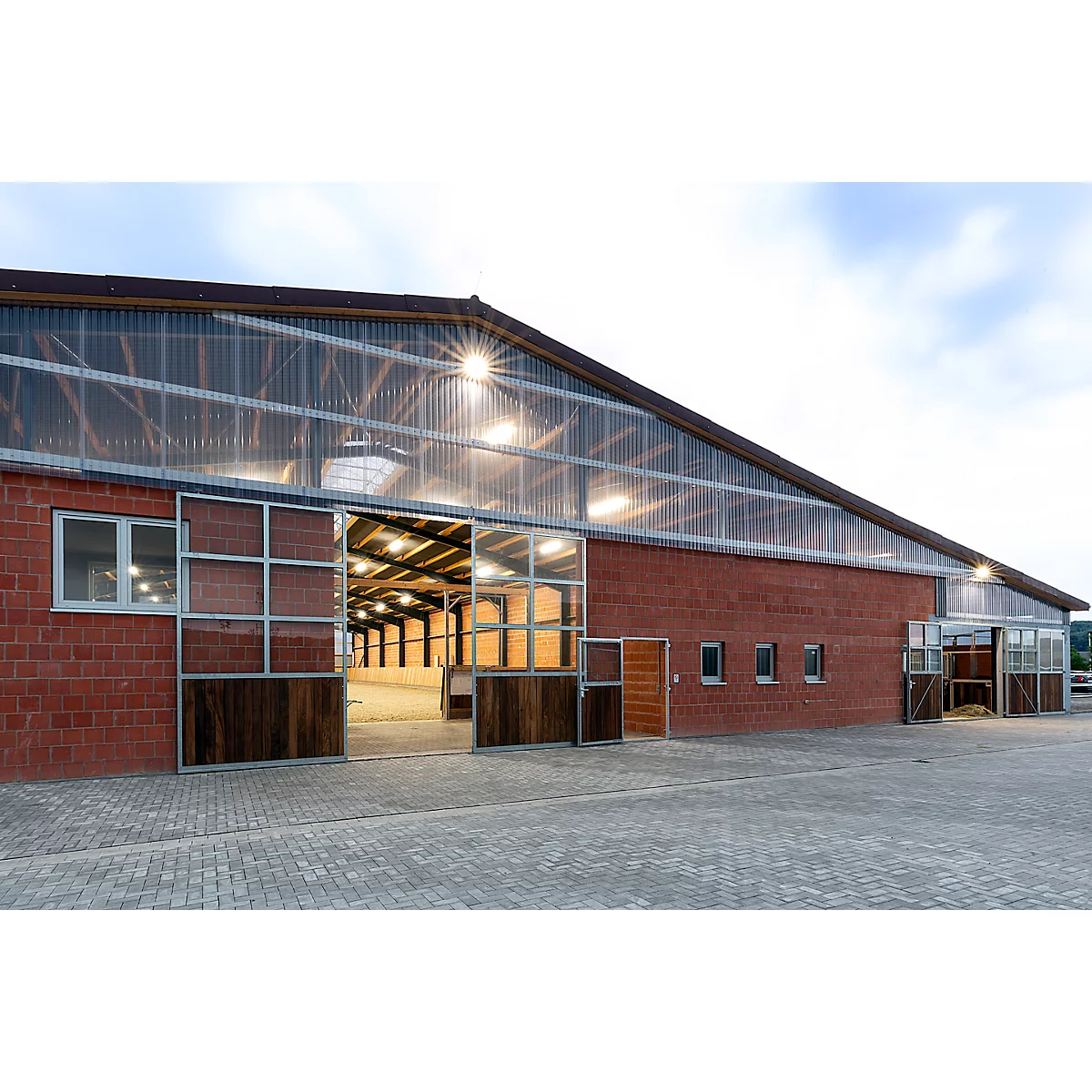 Dotlux LED-Strahler FLOORslim 10 W, 4000 K, IP65, schwarz