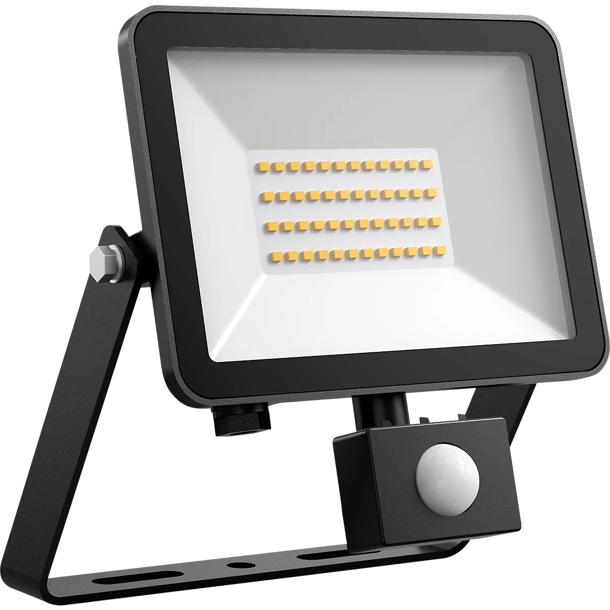 DOTLUX LED-Strahler FLOORslim-sensor 30W 4000K mit PIR-Bewegungsmelder, schwarz