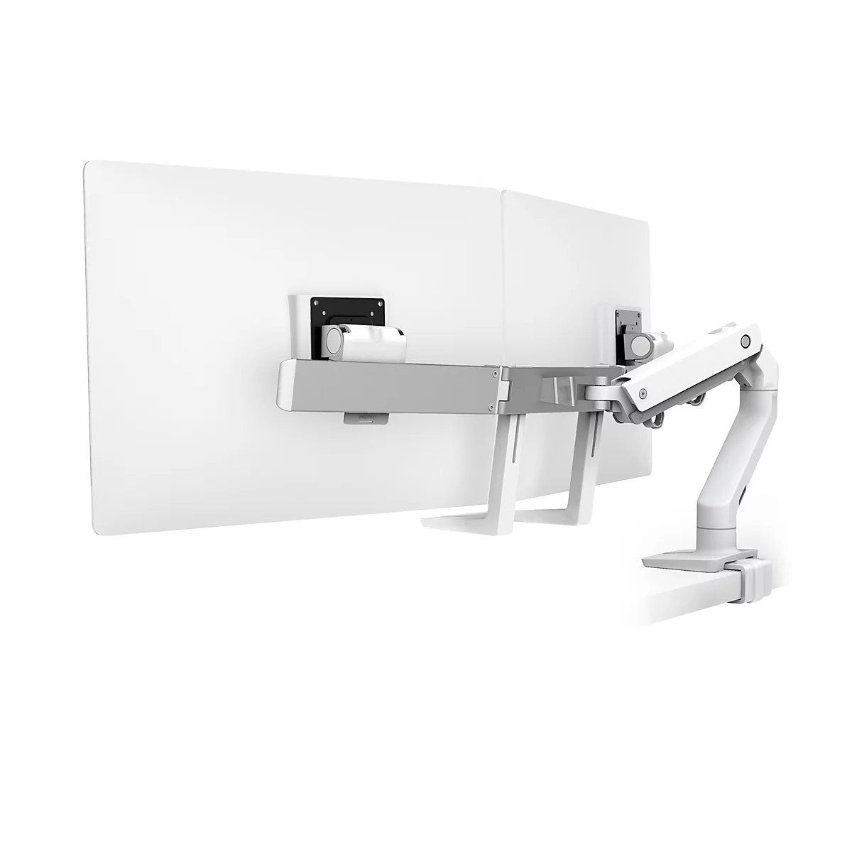 Double bras porte-écran HX Ergotron, jusqu'à 32 pouces, support de table, hauteur ajustable