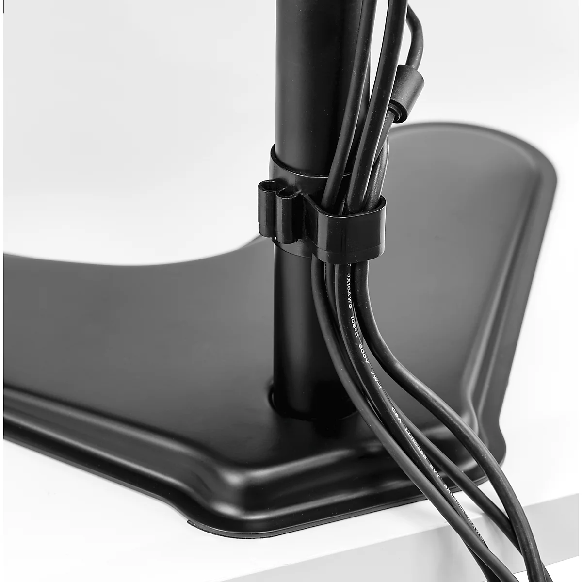 Double support Professional Fellowes, autoportant, pour écrans 32 pouces, ajustable librement,