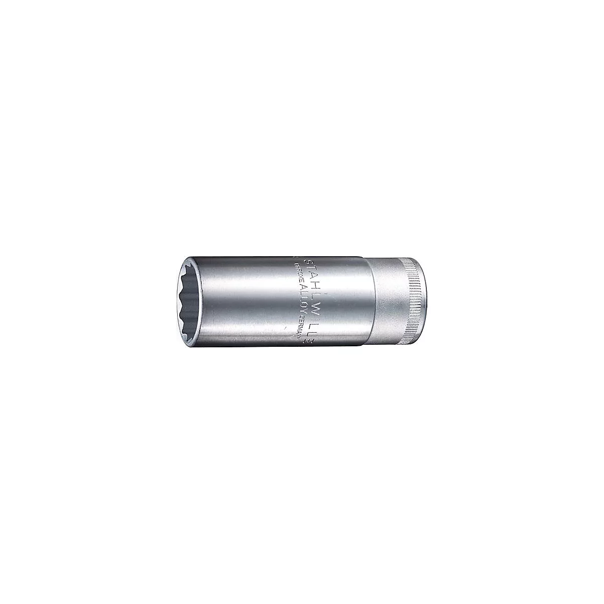 Clé à tube en métal, avec inscription Stahlwille Chrome Alloy Germany.