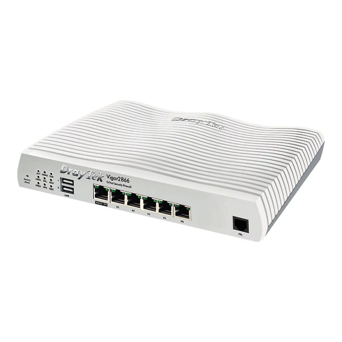 Draytek Vigor 2866ax - Wireless Router - DSL-Modem - 802.11a/b/g/n/ac/ax - Desktop, wandmontierbar