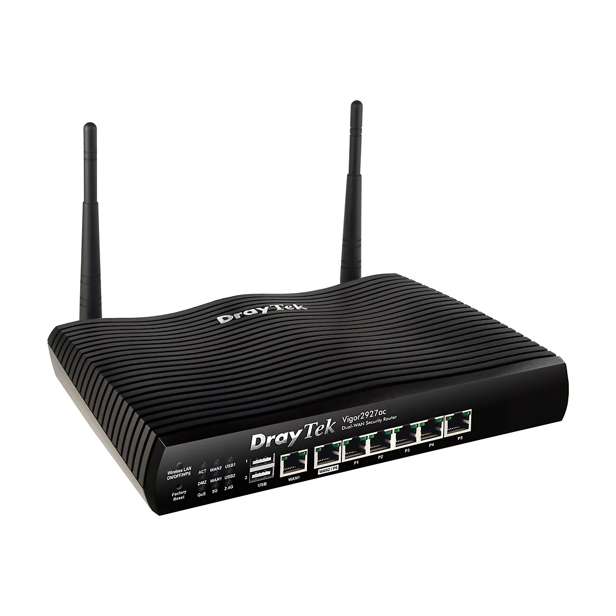 Draytek Vigor 2927ac - Wireless Router 5-Port-Switch - 1GbE - WAN-Ports: 2 - Wi-Fi 5 - Dual-Band