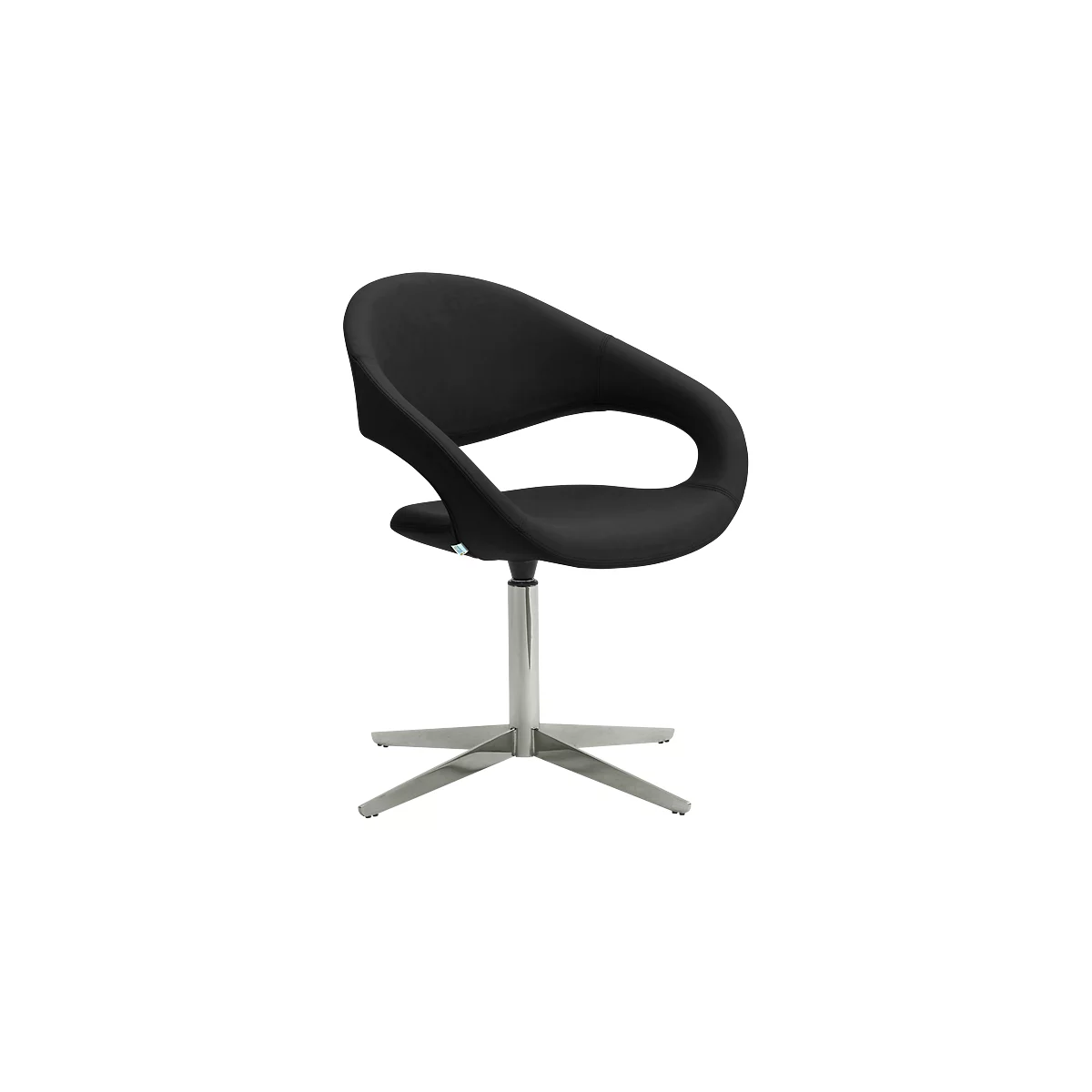 Drehsessel SAMBA, belastbar bis 200 kg, Sessel, schwarz
