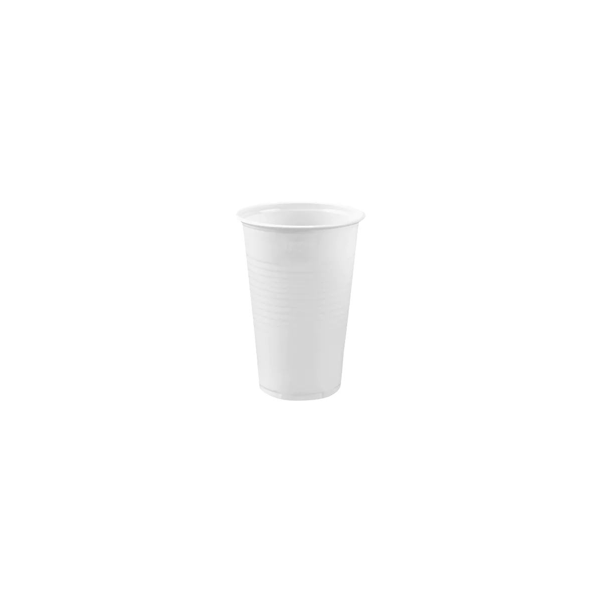 Drinkbeker wit, 0,2 liter, 100 stuks
