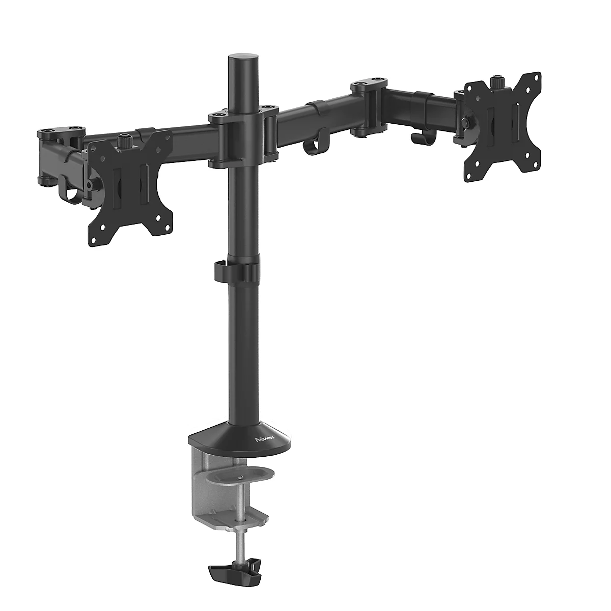 Dual Monitorarm Fellowes Reflex, bis 32" Breite, VESA, dreh-/schwenk-/neigbar, höhen- & tiefenverstellbar, schwarz