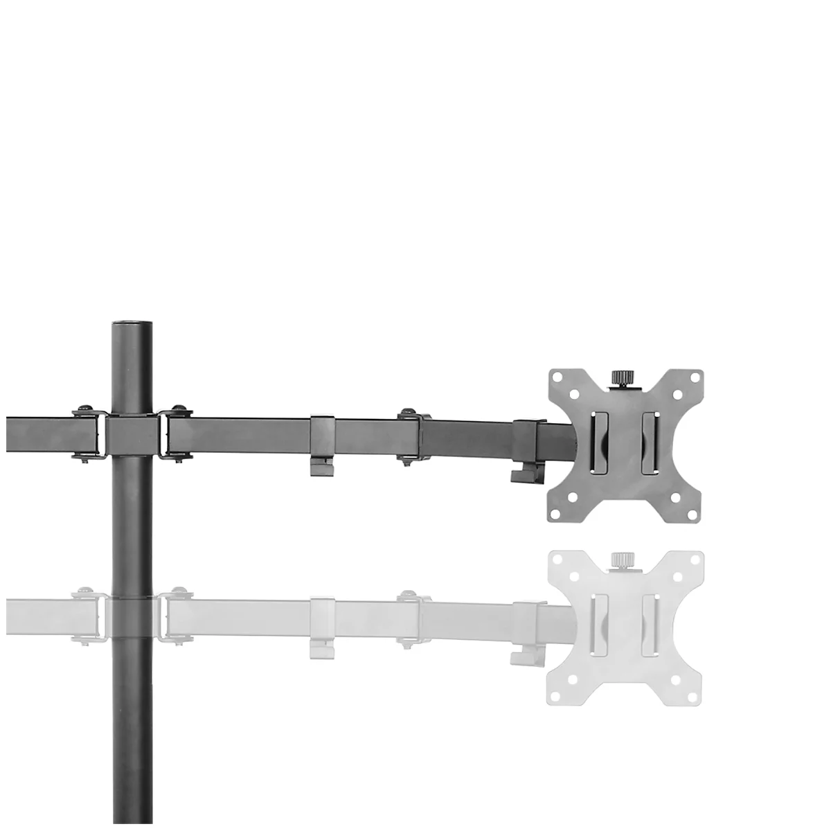Dual-Monitorarm Neomounts by Newstar FPMA-D550DDBLACK, bis 32“, neig-/dreh-/schwenkbar, höhen- & tiefenverstellbar