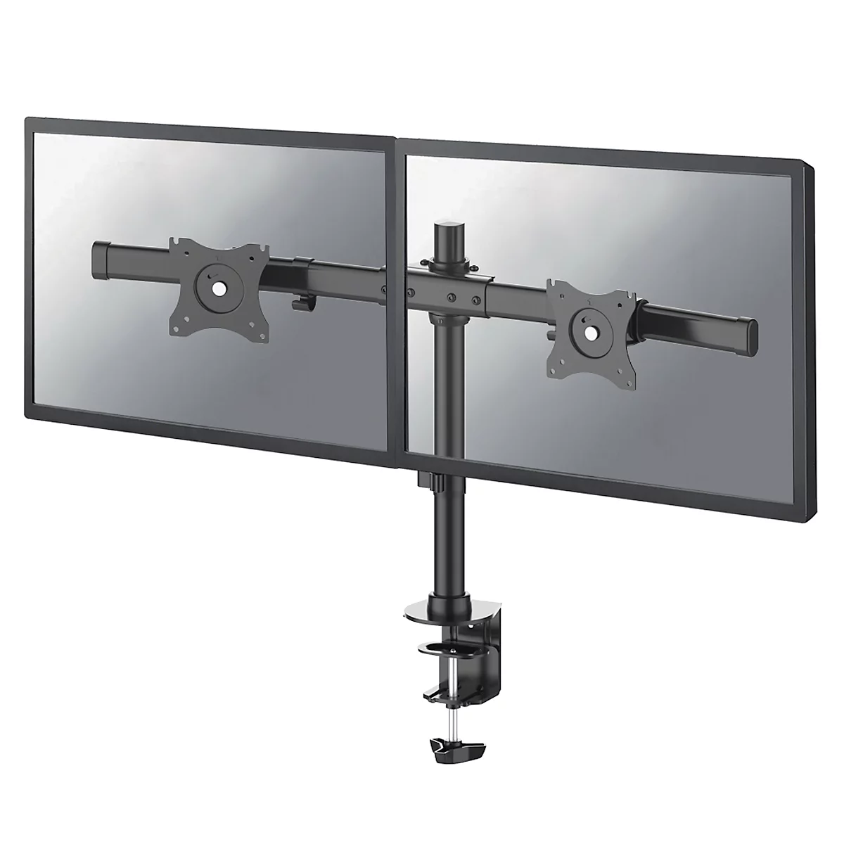 Dual-Monitorarm Neomounts by Newstar FPMA-DCB100DBLACK, bis 27“, neig-/dreh-/schwenkbar, höhenverstellbar