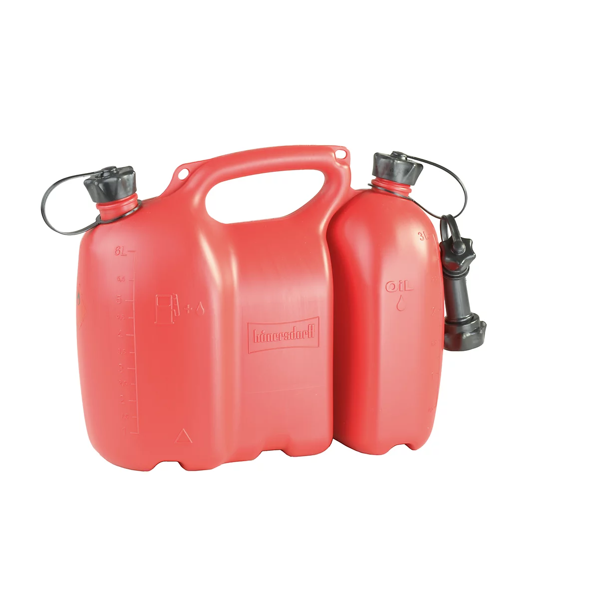 Dubbele jerrycan, rood