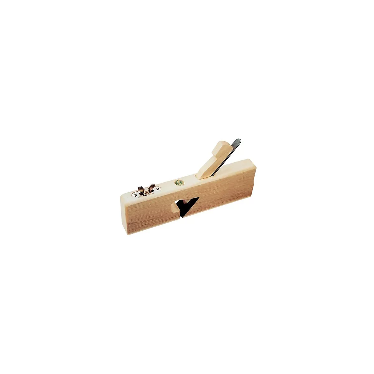 Dubbele kroonlijst vlak ijzer b.30mm l.270mm wit beuk ECE