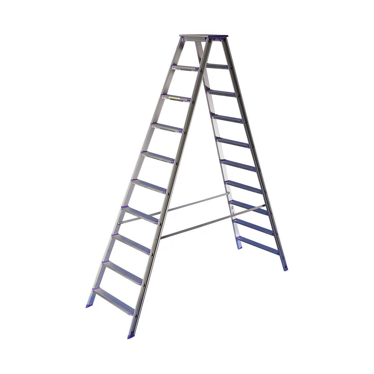 Dubbele trapladder Lila-serie, 10 treden