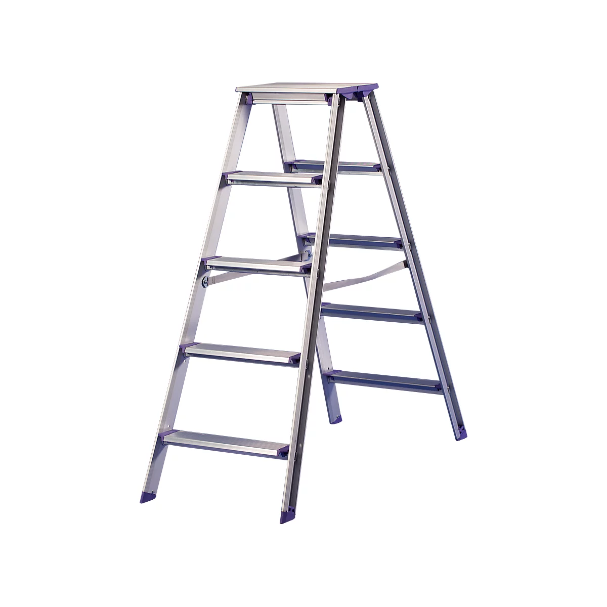 Dubbele trapladder Lila-serie, 5 treden