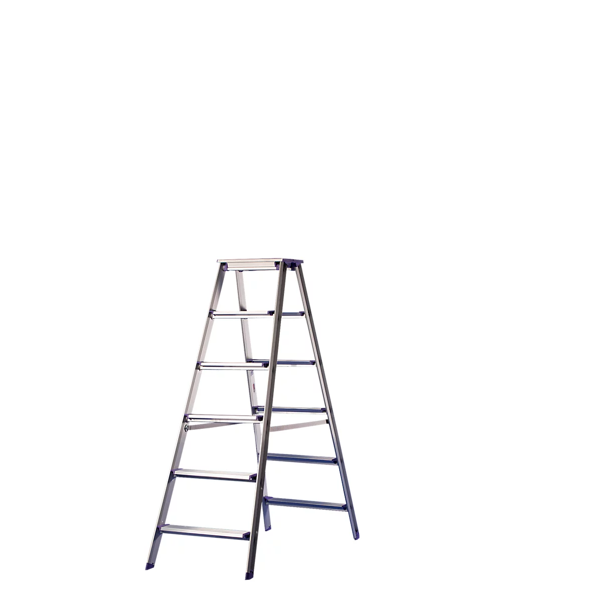 Dubbele trapladder Lila-serie, 6 treden