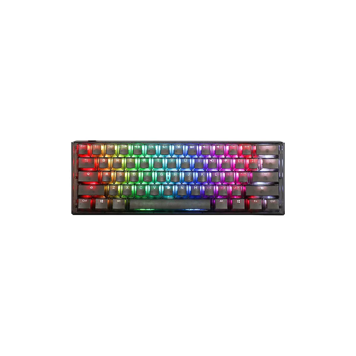 Ducky One 3 Mini - Aura Edition - Tastatur - Hintergrundbeleuchtung - USB - QWERTZ