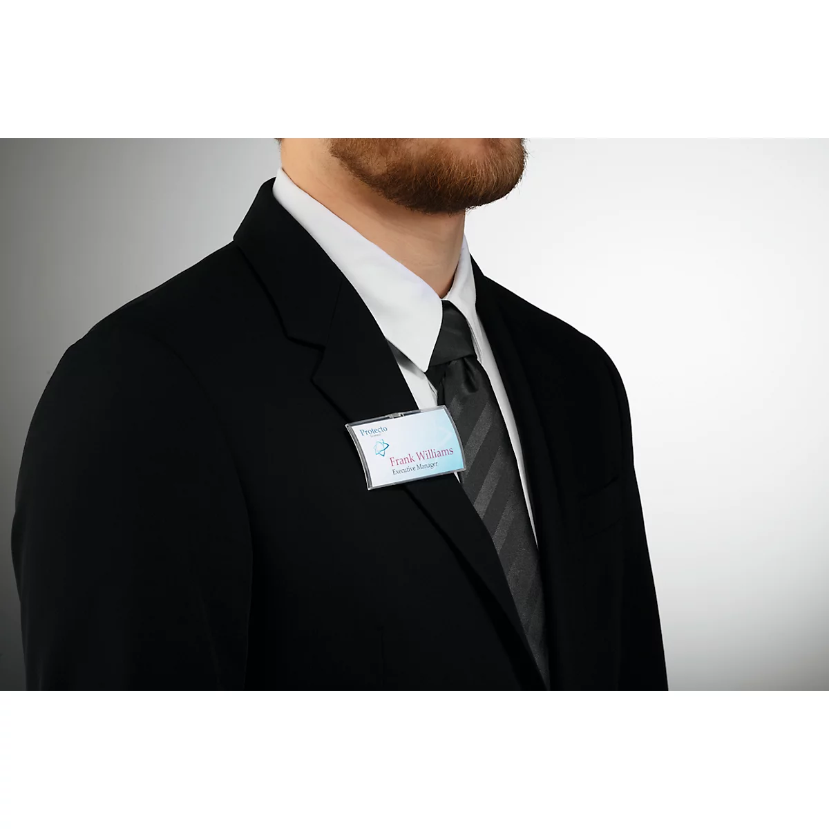 Durable Badges Click Fold, 40 x 75 mm, convexes, aimant, 10 pièces